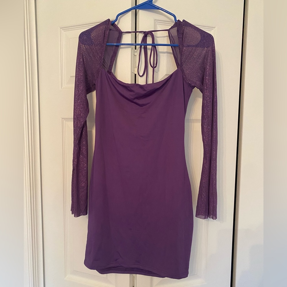 Lucy in the Sky Dress in Purple. Size Large. $30.